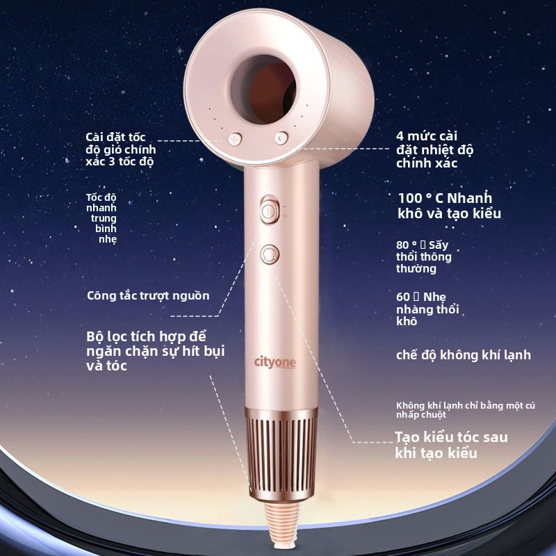 Máy sấy tóc ion âm sấy tóc siêu nhanh mà không khô tóc