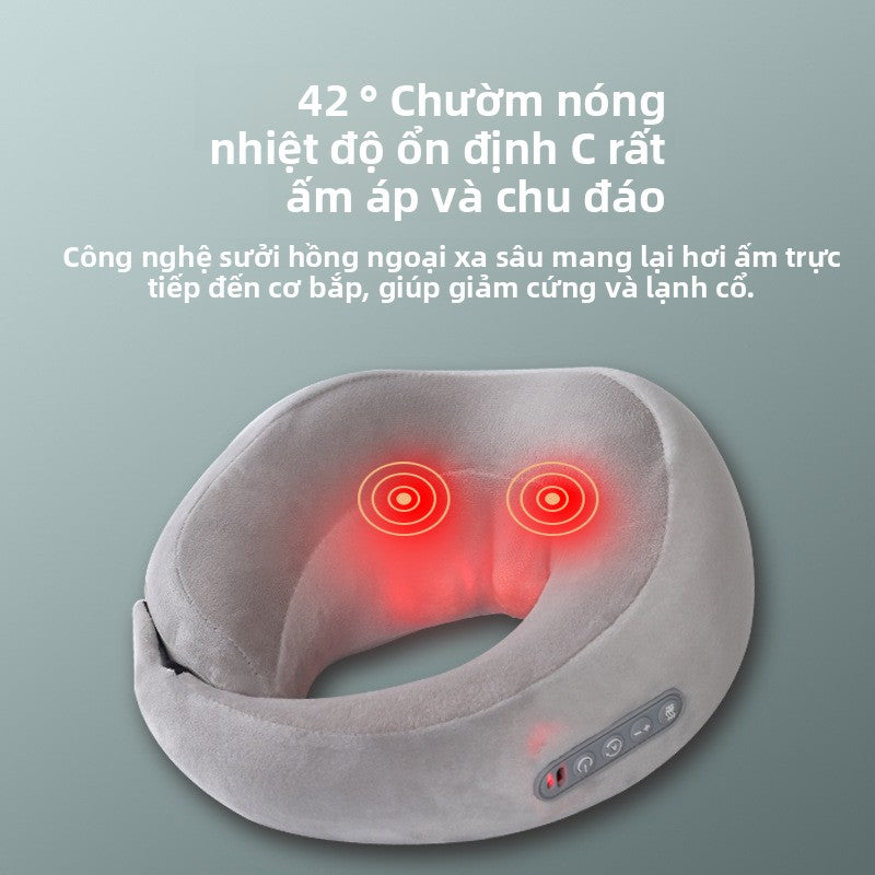Gối sưởi nóng thư giãn cổ