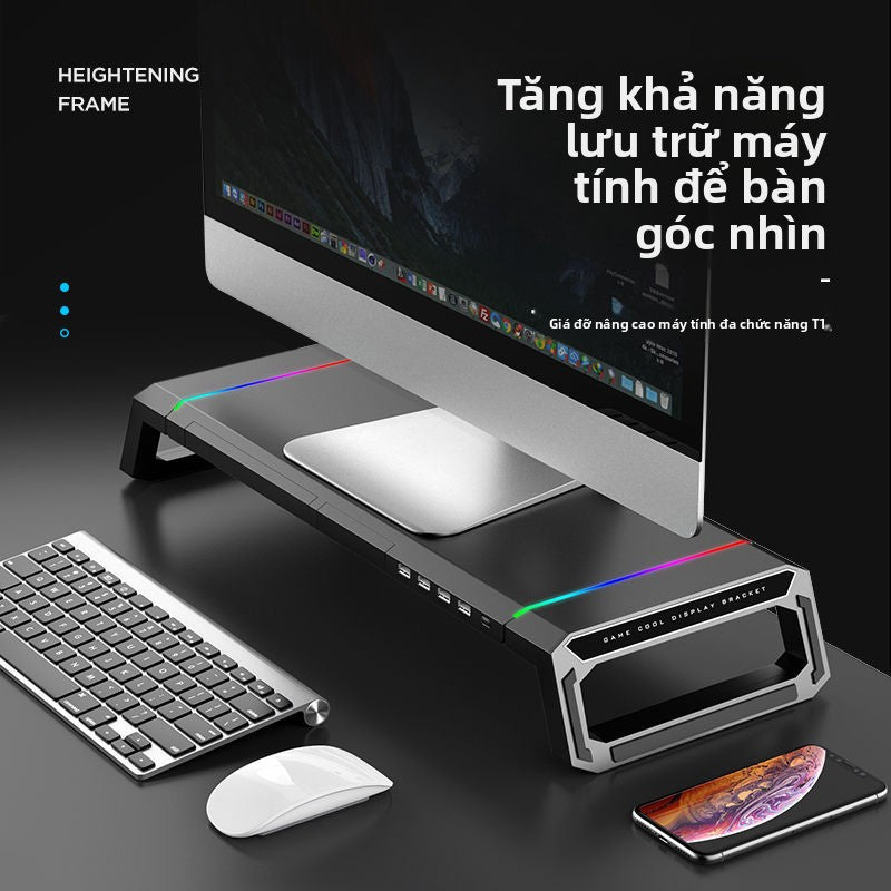 giá đỡ máy tính đa chức năng tăng chiều cao cơ sở kệ máy tính để bà