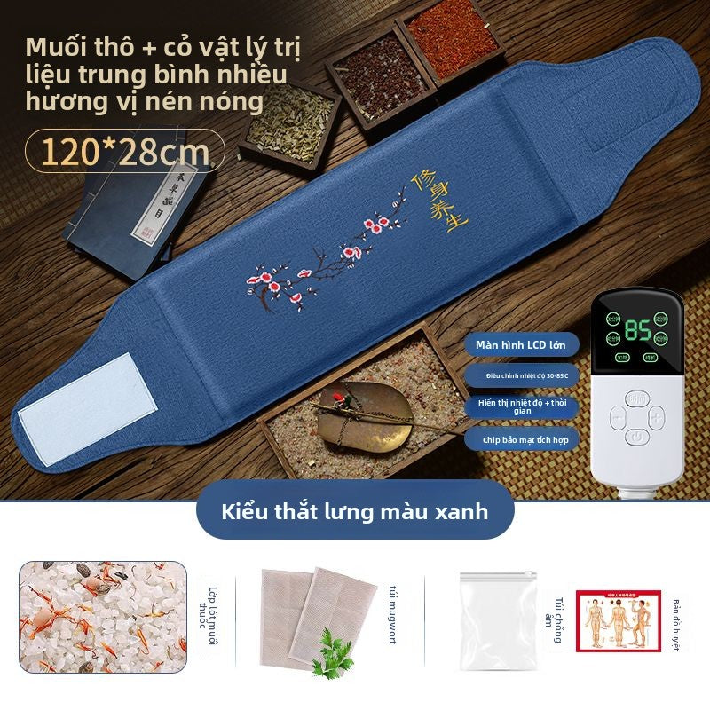 Túi muối túi nóng túi muối biển muối thô túi vật lý trị liệu chuyển động túi vai cổ thắt lưng toàn t