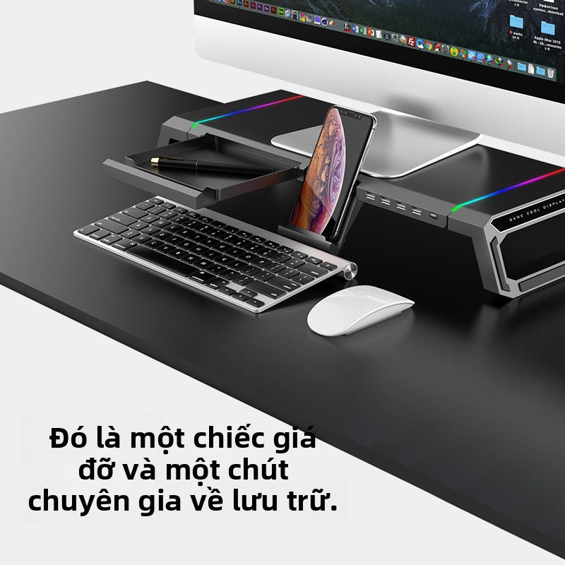 giá đỡ máy tính đa chức năng tăng chiều cao cơ sở kệ máy tính để bà