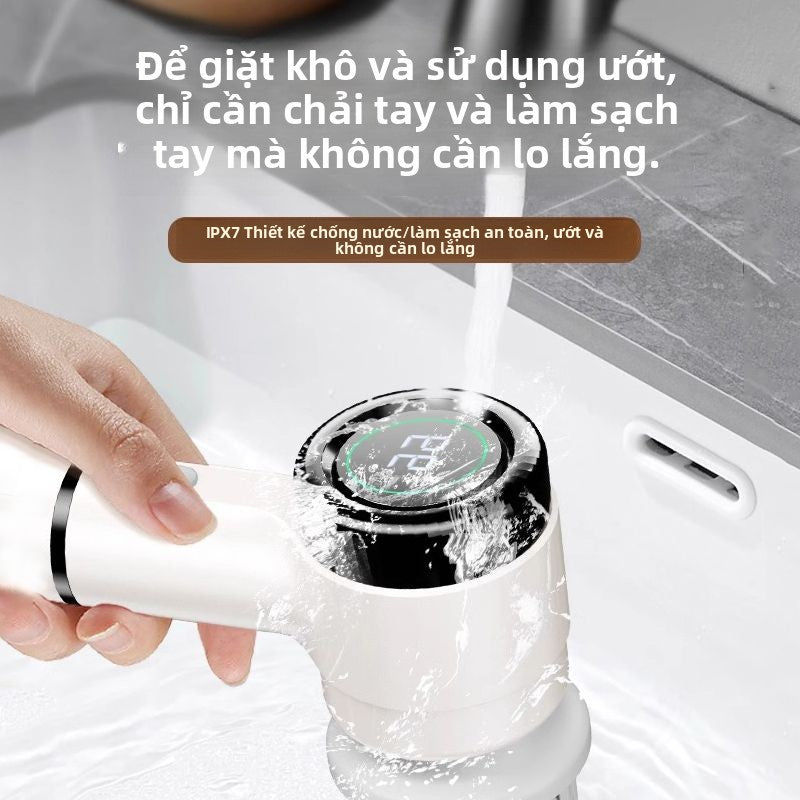 bàn chải đa chức năng nhà bếp tự động rửa chén bàn chải giày cầm tay gạch nh