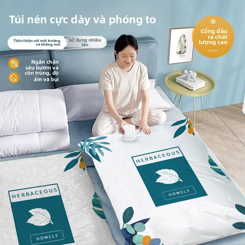 Túi nén chân không dày, ký túc xá đóng gói chăn bông, quần áo, túi đóng gói chuyển nhà, túi lưu trữ