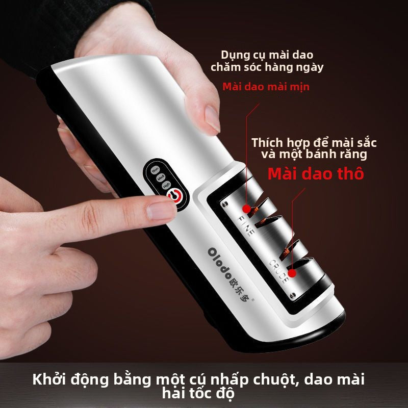 Máy mài dao điện thương hiệu Oledo, đồ tạo tác mài dao nha