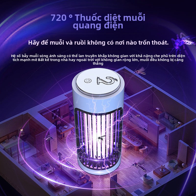 [flashsale] Đèn diệt muỗi gia đình im lặng trẻ sơ sinh phụ nữ mang thai trong nhà điện giật đèn diệt muỗi chống (Copy)