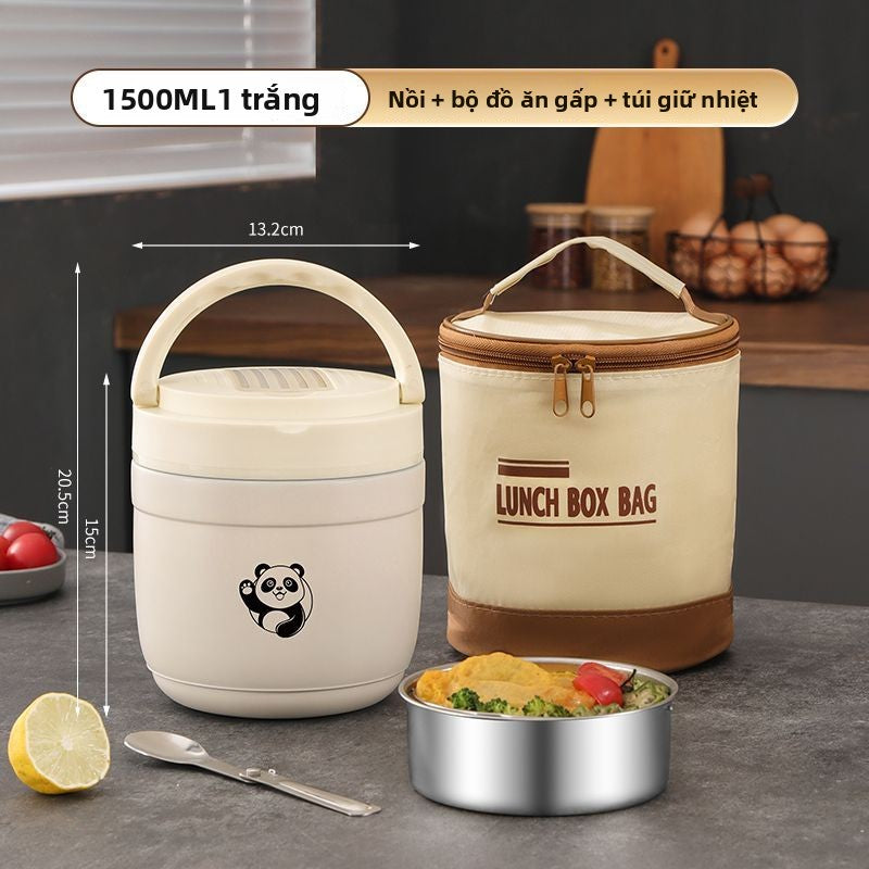 Hộp cơm giữ nhiệt  bằng thép không gỉ 304