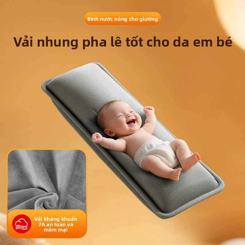 Gối sưởi ấm dài làm ấm giường, làm ấm khớp, làm ấm cơ thể, túi nước nóng sạc, làm ấm