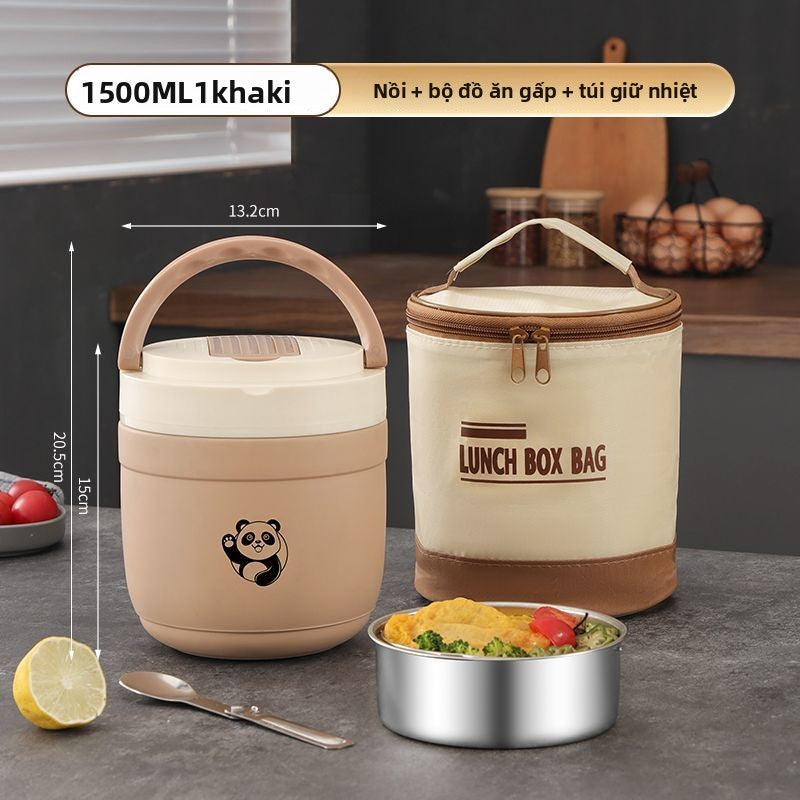 Hộp cơm giữ nhiệt  bằng thép không gỉ 304