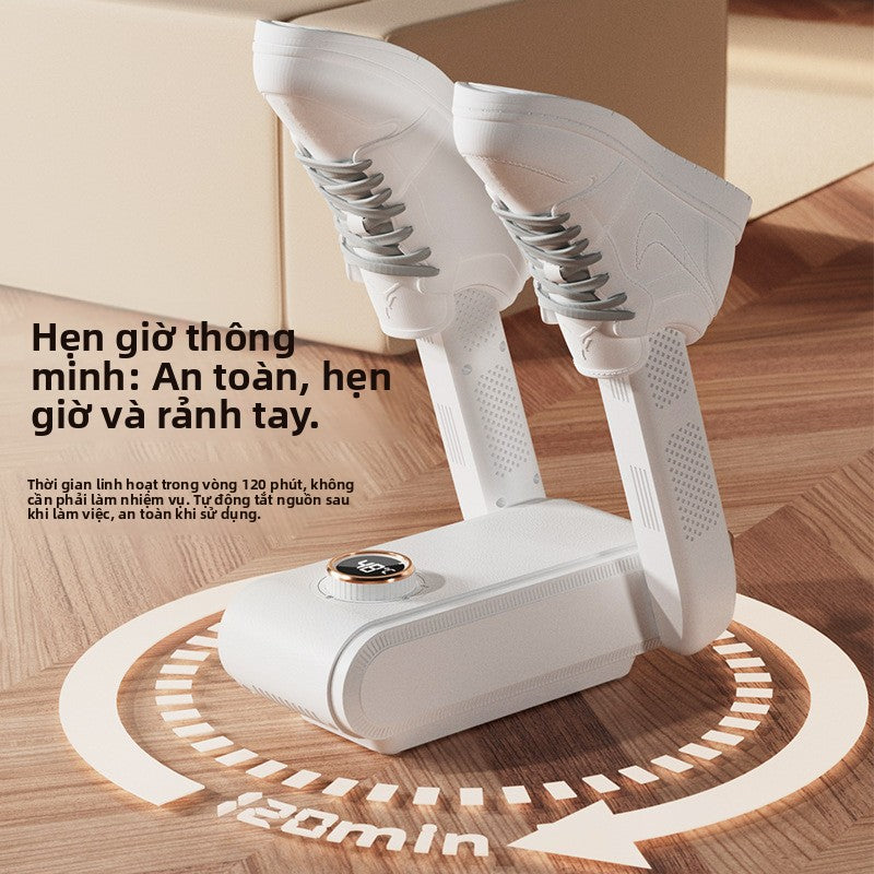 Máy sấy giày mới Máy sấy giày hẹn giờ thông minh gia đình Hai đôi máy sấy giày cổ vậ
