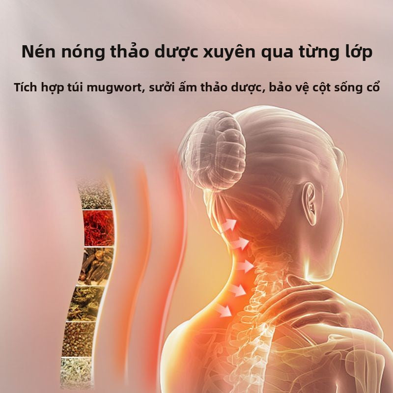 Ngải cứu chườm nóng cột sống cổ  gối bảo vệ cột sống mạnh mẽ giúp sửa chữa giấc ngủ cột đặc b