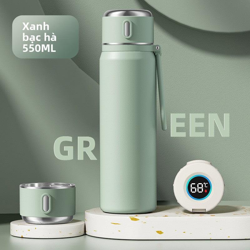 Cốc giữ nhiệt giá trị màu cao 316 thép không gỉ nam sinh trẻ em đi học chuyên dụng  mới lưới cốc