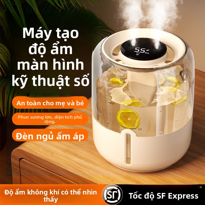 Máy tạo độ ẩm gia đình văn phòng âm thanh nhẹ phòng ngủ phụ nữ mang thai em bé máy tạo độ ẩm không k
