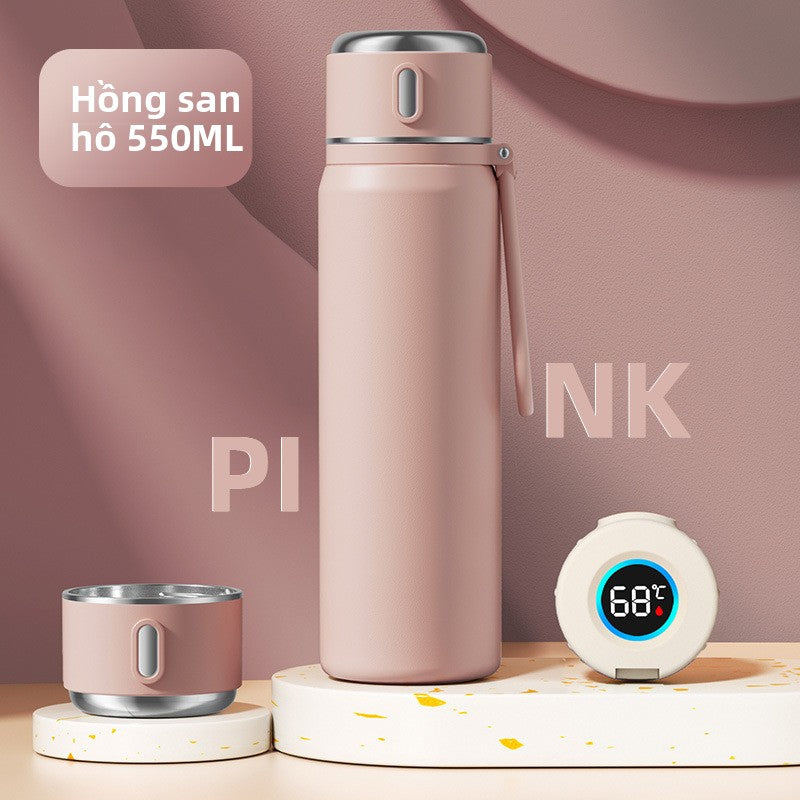 Cốc giữ nhiệt giá trị màu cao 316 thép không gỉ nam sinh trẻ em đi học chuyên dụng  mới lưới cốc