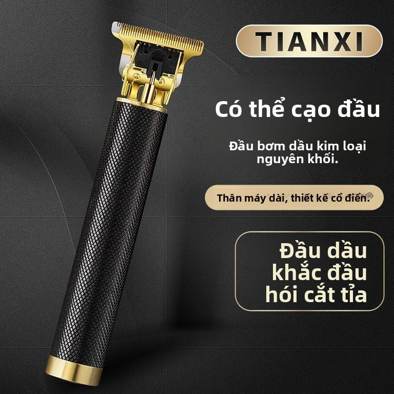 Tông đơ điện hai mục đích cạo râu cắt tóc điện đẩy đầu Phật đẩy cắt râu máy tạo hình cạo đầu cắt tóc đầu trọc gia
