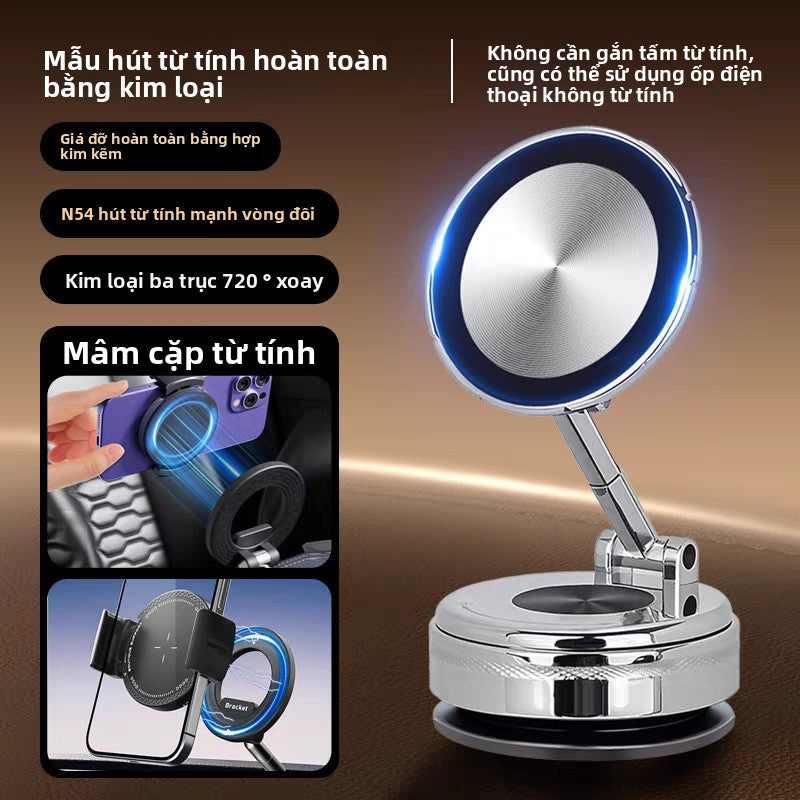 giá đỡ kim loại magsafe 2025 mới chân không hấp phụ từ tính hút xe điều hướng đặc biệt