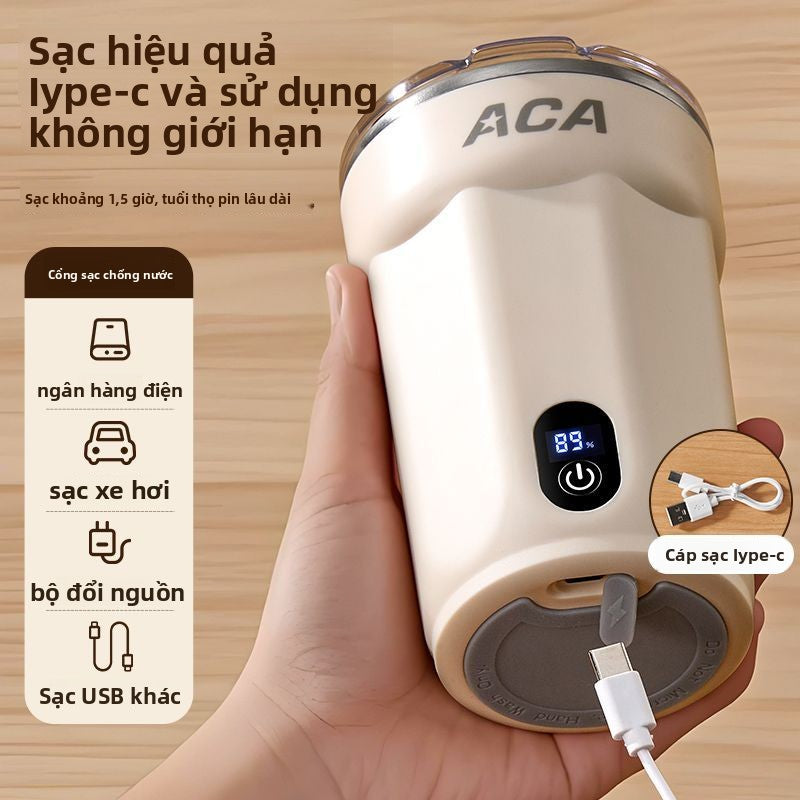 cốc cà phê tự khuấy cốc cao cấp hoàn toàn tự động từ tính pha sữa bột sữa đậu nành cốc khô
