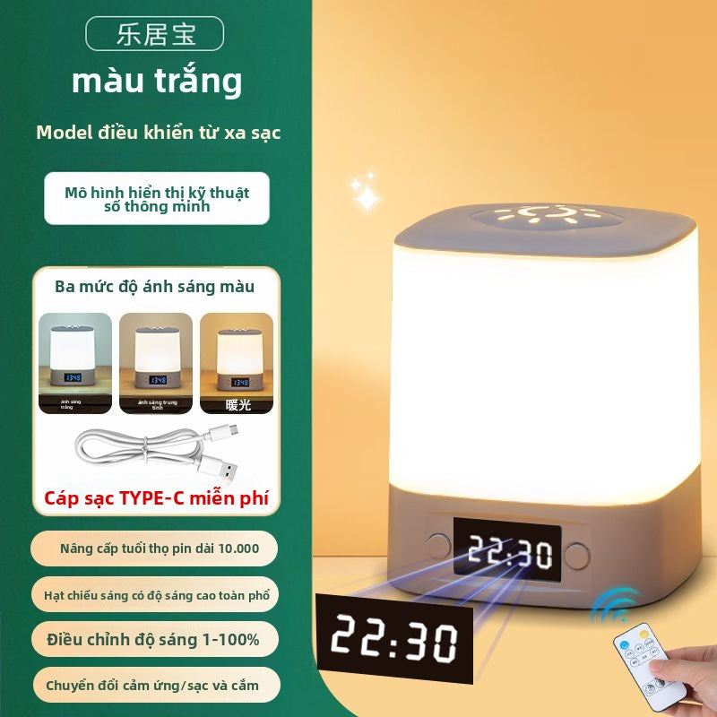 Đèn bảo vệ mắt đèn ngủ nhỏ đèn chiếu sáng em bé