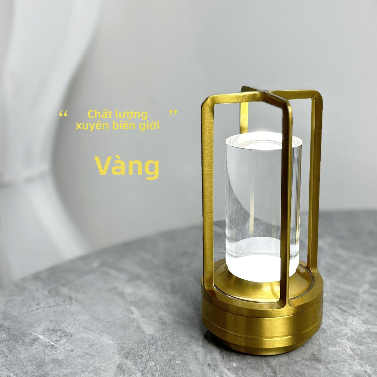 Đèn Nhà hàng Bắc Âu đèn không khí quán cà phê sáng tạo sạc ngoài trời đèn bàn cắm trại đèn ngủ thanh