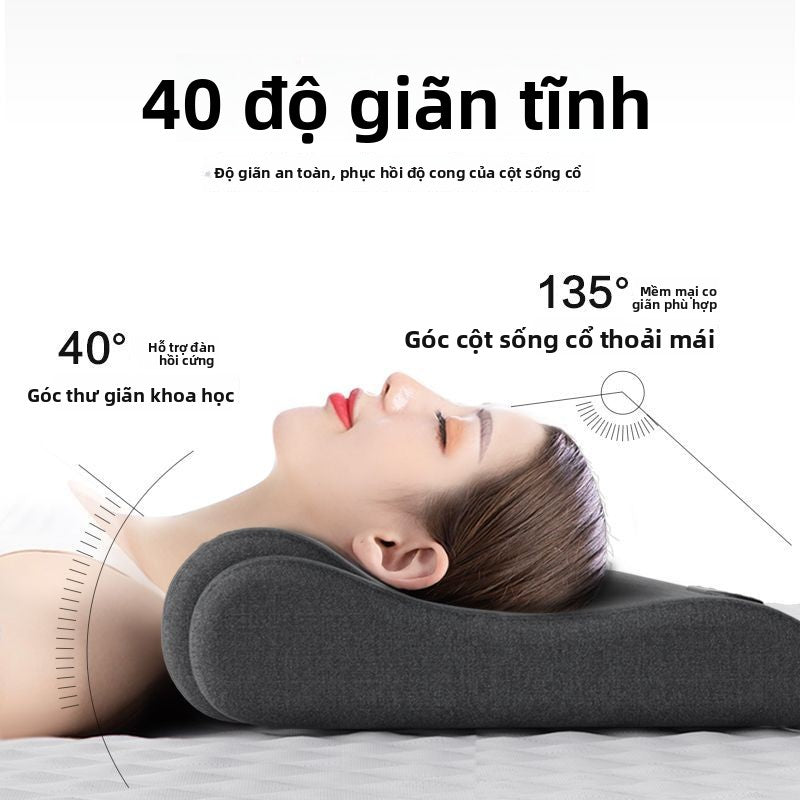 Gối cột sống cổ bảo vệ cột sống để cải thiện giấc ngủ, massage đặc biệt, nén nóng không kéo