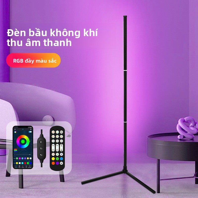 đèn sàn đèn đón âm thanh phòng khách phòng ngủ điện cạnh tranh không khí đèn
