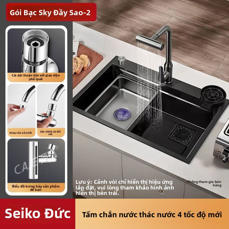 vòi nước xoay vạn hướng chống bắn tung tóe đồ tạo tác bồn rửa chén gia đìn