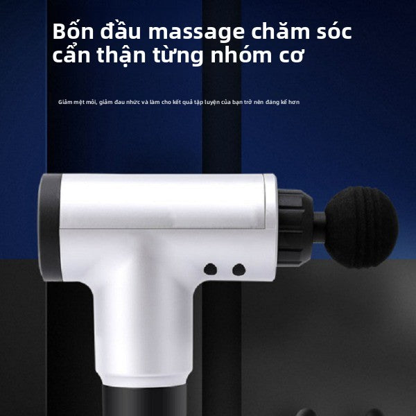 Súng massage  chân thư giãn cơ bắp, thắt lưng, cột sống cổ, massage, thiết bị tập thể dục di động thô