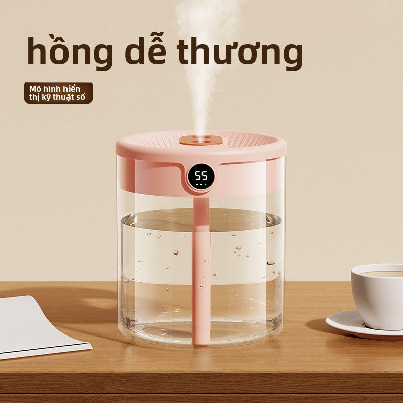 Máy tạo độ ẩm không khí Trang chủ Âm thanh nhẹ 2L Máy phun sương công suất lớn cho phụ nữ mang thai,
