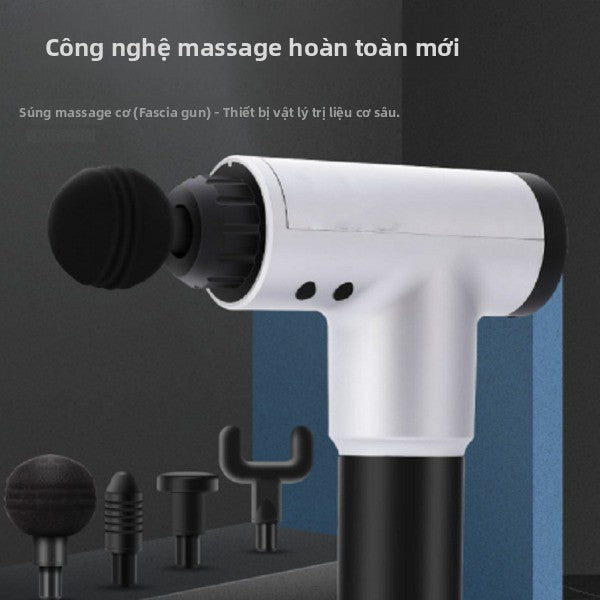 Súng massage  chân thư giãn cơ bắp, thắt lưng, cột sống cổ, massage, thiết bị tập thể dục di động thô