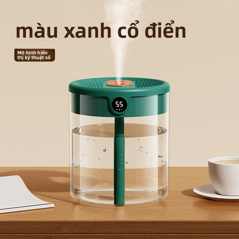 Máy tạo độ ẩm không khí Trang chủ Âm thanh nhẹ 2L Máy phun sương công suất lớn cho phụ nữ mang thai,