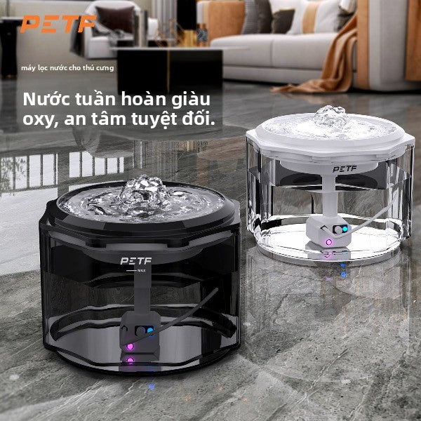 Máy uống nước PETF mèo uống nước khử trùng vật nuôi tự động tuần hoàn nước im lặng vật nuôi chó cho