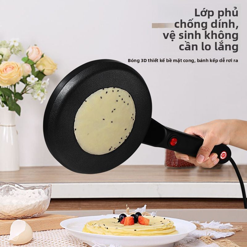 Máy bánh kếp kiểm soát nhiệt độ tự động Máy bánh kếp hoàn toàn tự động cho gia đình Máy bánh kếp điệ