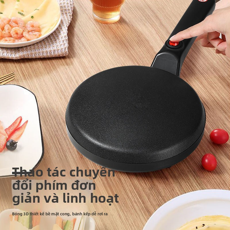 Máy bánh kếp kiểm soát nhiệt độ tự động Máy bánh kếp hoàn toàn tự động cho gia đình Máy bánh kếp điệ