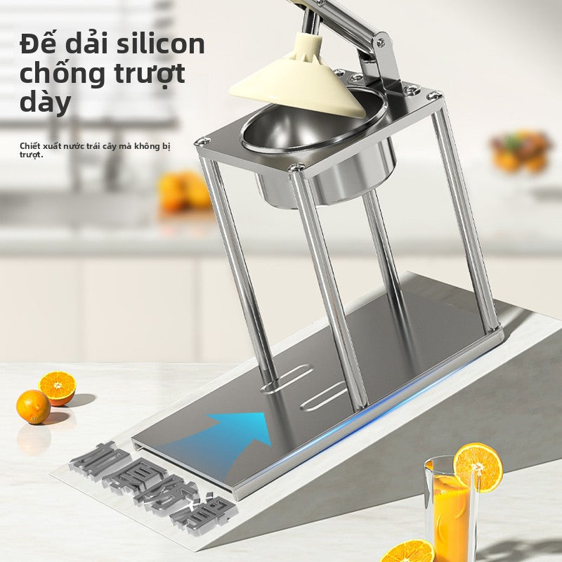 Máy ép trái cây thủ công đặt quầy hàng máy ép thương mại nước ép cam ép tay đồ tạo tác lựu tươi ép b