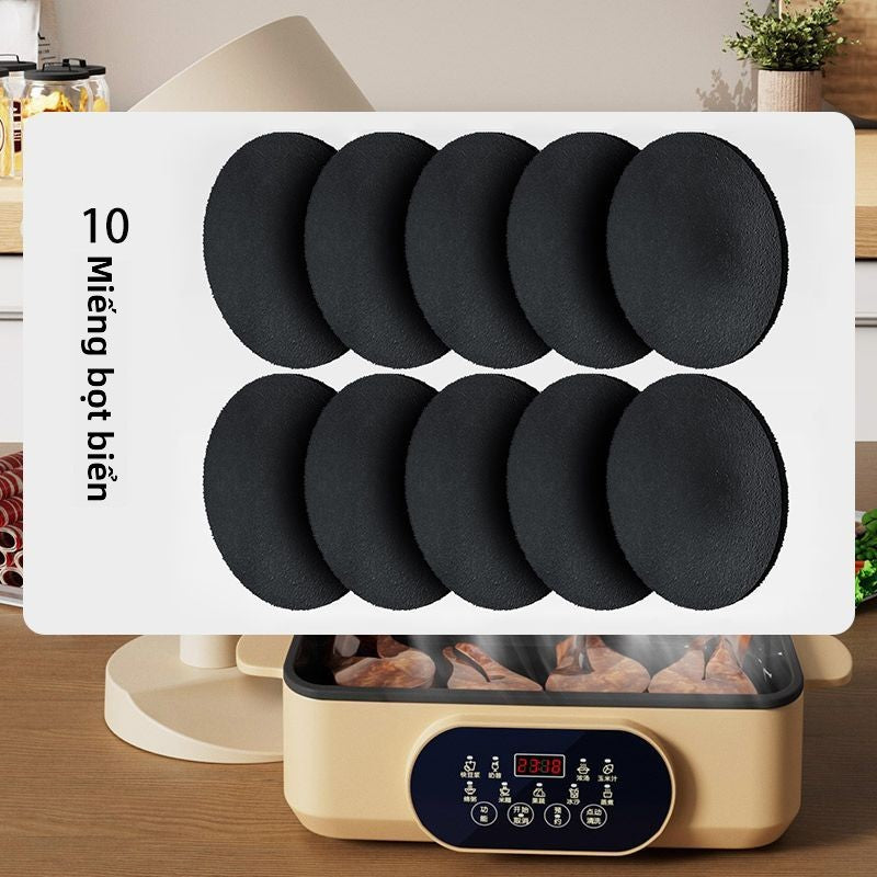 Máy hút khói   nhỏ Máy hút khói nồi lẩu di động Thịt nướng Máy hút khói ký tú