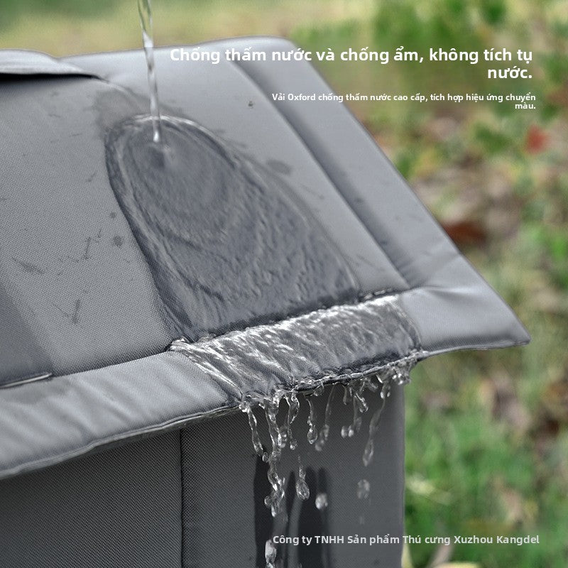 Tổ mèo giữ nhiệt  ngoài trời mùa đông giữ ấm không thấm nước chống mưa chống lạnh không gian lớn