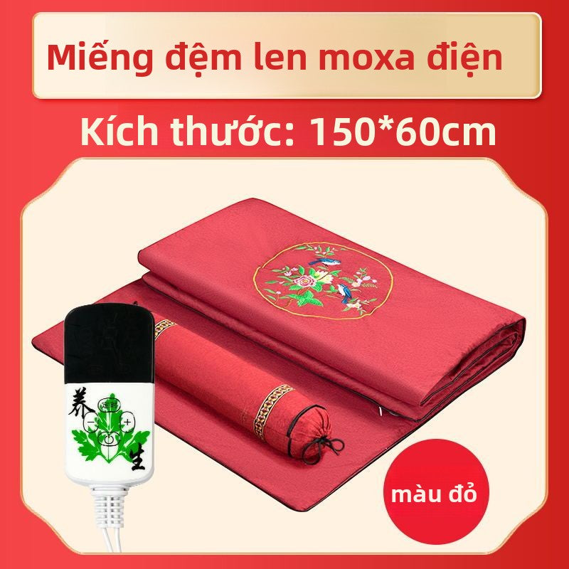 Thảm ngải cứu sưởi ấm trị liệu đệm sưởi ấm chăn điện đơn ngải cứu chăn điện túi nóng có