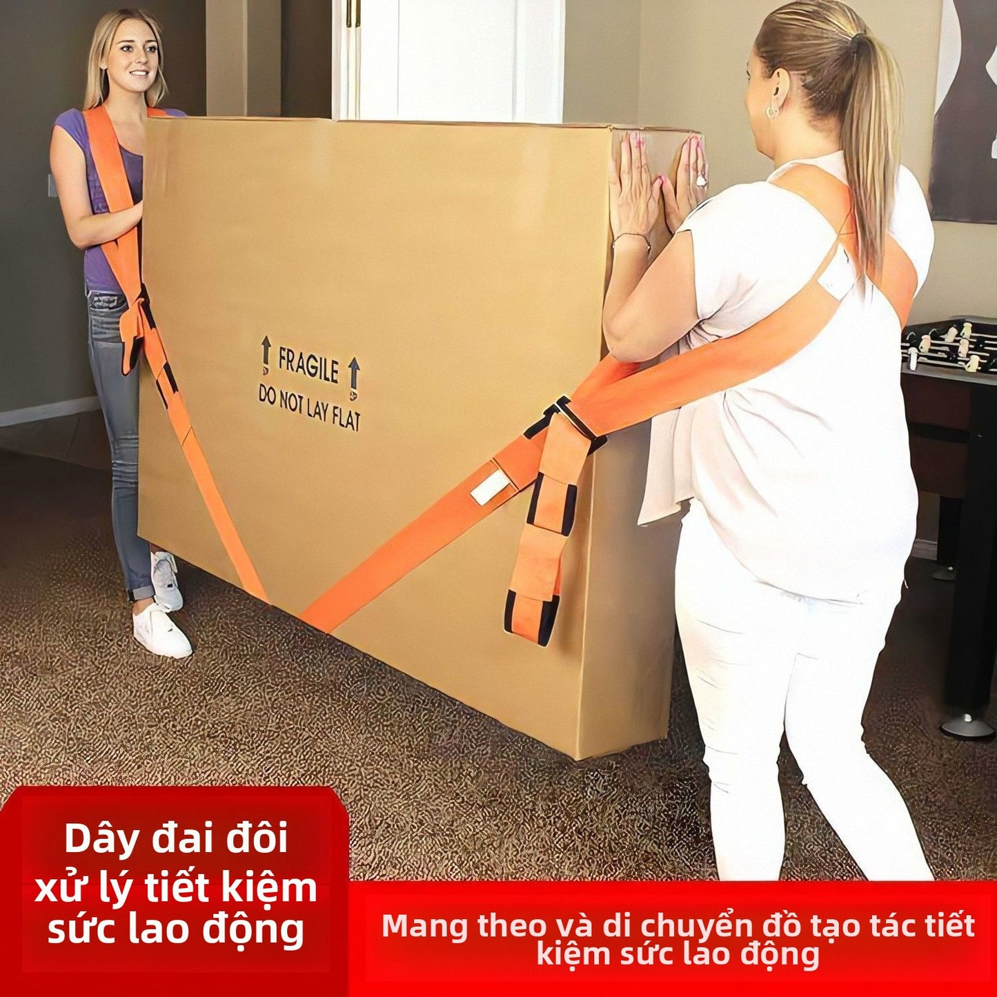 dây thừng Di chuyển đồ tạo tác đôi tiết kiệm lao động di chuyển  gia đình hỗ trợ vận chuyển với hàng