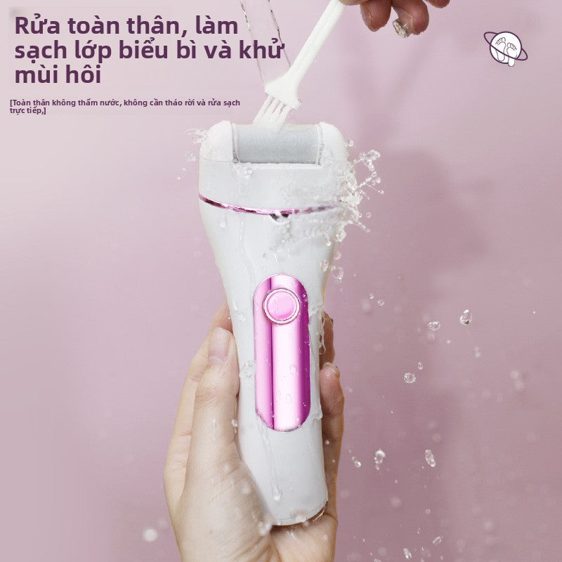 Máy mài chân điện MANSO mài chân loại bỏ da chân tạo tác tự động sạc loại vết chai làm đẹp chân máy