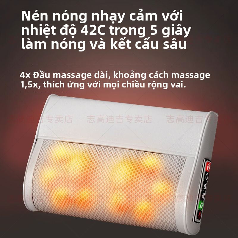 massage lưng lưng chân massage máy thông minh đệm cổ vai cổ nhào gối massage gia đì