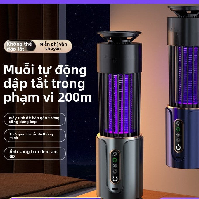 đèn diệt muỗi cổ vật chống muỗi ngoài trời đèn cắm trại điện giật diệt muỗi