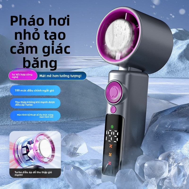 Quạt cầm tay  mới tốc độ cao làm lạnh cầm tay quạt 199 cấp bạo lực turbo quạt usb di động nhỏ quạt xuyên biên