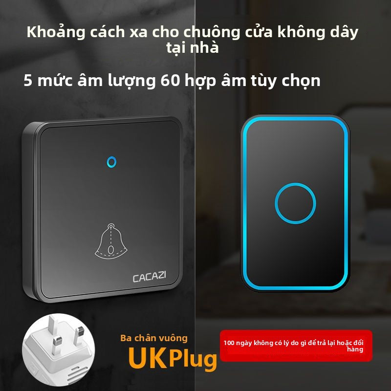 Chuông cửa không dây tầm xa không cần khoan đục
